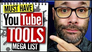 YouTube Tools for Creators  MEGA LIST [upl. by Dlawso]