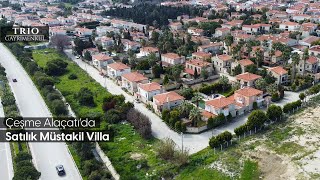 Çeşme Alaçatıda Satılık Müstakil Villa [upl. by Atinnek]