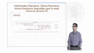 Activos financieros disponibles para la venta   UPV [upl. by Ettelohcin93]