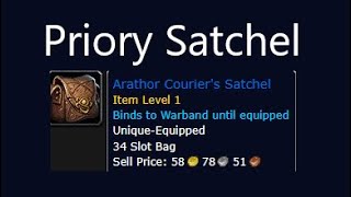 How To Get The PrioryWindswept Satchel Treasure Hallowfall [upl. by Elletsirhc]