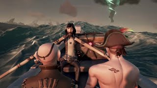 Row Row Row This Boat  Sea of Thieves w The Boys [upl. by Oniuqa529]