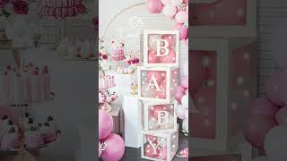 ✨ En 60 Segundos Inspiración para Decorar tu Baby Shower [upl. by Allistir]