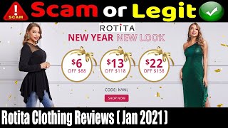 Rotita Clothing Reviews January 2021 Real Or Fake Site  Watch this Video Now [upl. by Aileen]