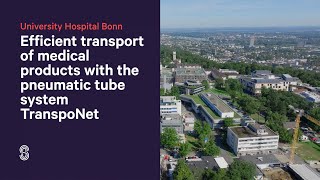 Transport of medical products with TranspoNet at University Hospital Bonn [upl. by Akeemahs]