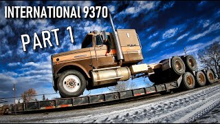 International 9370 🦅 Restoration  Part 1  Welker Farms Inc [upl. by Euqinomad]