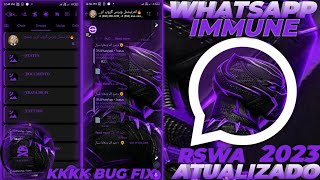 💜NUEVO WHATSAPP RS IMMUNE 2023 MODS ACTUALIZADO SECUNDARIO  WHATSAPP SUPER IMMUNE CLONE ANTI VIRTEX [upl. by Ilram]