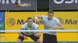 QF  WD  Bao YTian Q vs C PedersenK Rytter Juhl  2013 Maybank Malaysia Open [upl. by Everard]