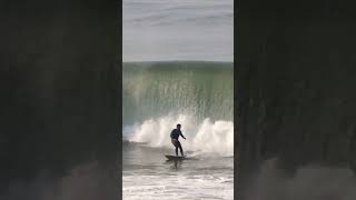 Epic Surfing Double Perfect Tube Ride and Massive Wave Showdown [upl. by Sivrup420]