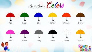 Learn Colors Name In English  Color Videos For Kids  Learn to write colors name for Kids [upl. by Tiossem]