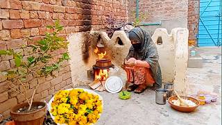 Ajee Ka Khana  Aloo Gobhi Recipe  Village Life in Punjab Pakistan  Pakistani hafsa [upl. by Ainaj977]