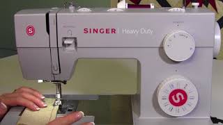 Singer Heavy Duty 4423 22 Overcast Stitch [upl. by Lasky908]