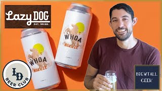 Beer Review Lazy Dog Beer Club Review Whoa Nellie Lager  BrewTall Geek [upl. by Ehud]