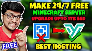 How To Make Free 247 Minecraft Server  Best Free 247 Minecraft Server Hosting  Wyvern Host [upl. by Ingaberg]