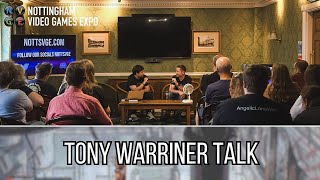 Tony Warriner Video Games Developer  Talk from Nottingham Video Games Expo 2024 [upl. by Assetak]