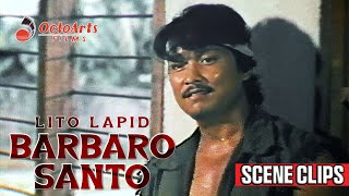 BARBARO SANTO 1987  SCENE CLIP 1  Lito Lapid Paquito Diaz Romy Diaz [upl. by Ilysa]