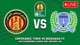 ESPERANCE TUNIS VS DEKEDAHA FC CAF CHAMPIONS LEAGUE 20242025 QUALIFIERS SECOND ROUND PREVIEW [upl. by Ennaul868]