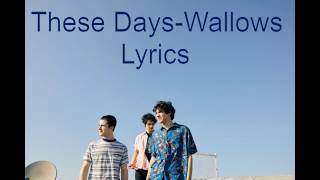 Wallows These Days Lyrics [upl. by Adnak]