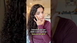 Concealers that are Acne safe amp not acne safe acnesafemakeup skincare [upl. by Otrebireh]