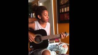 Treat Me Like Somebody  Tink acoustic cover Kianna Harris [upl. by Ahsiekyt]