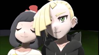 Pokemon SuMo MMD Short You Two Should Kiss LunarEdgeShipping [upl. by Nolasba258]