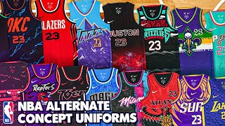 I Redesigned Alternate Uniforms for Every NBA Team [upl. by Heller]