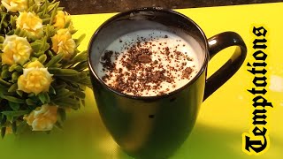 Cappuccino Coffee  Cappuccino coffee recipe at home by Temptations [upl. by Iam]