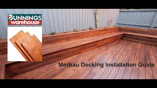 Merbau Decking Installation Guide How to install Decking boards How Level your back yard garden [upl. by Season498]