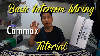 TUTORIAL  Basic and Easy Commax Intercom wiring for beginners 📞 [upl. by Alet]