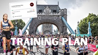 London Marathon 2024  my training plan and goal [upl. by Eelyme]