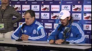 OL  OM  conférence daprèsmatch de Marcelo Bielsa [upl. by Roel]