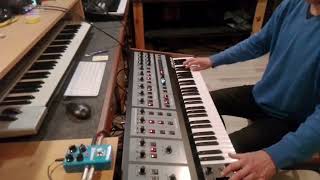 double mode sounds tweaked on Oberheim OBX8 [upl. by Letisha828]