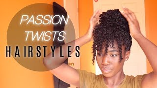 Passion Twists Hairstyles [upl. by Ellecrad]