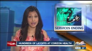 Hundreds of layoffs expected at Corizon health [upl. by Alyaj]