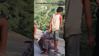 Giving Money Pot Secretly shortvideo shorts [upl. by Natfa231]