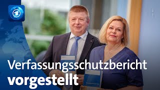 Verfassungsschutzbericht vorgestellt [upl. by Rossy]