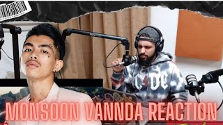 AMERICAN REACTS TO SONGHA FT VANNDA  MONSOON First Time Hearing [upl. by Azenav]