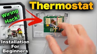 How To Install A Honeywell Thermostat  Instructions STEPBYSTEP [upl. by Gilles]