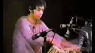 Zakir Hussain solo with Ajoy Chakraborty in harmonium [upl. by Adara]