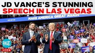 LIVE  JD Vance Holds Campaign Rally In Las Vegas  Trump Vs Kamala  US Election 2024 [upl. by Graybill367]