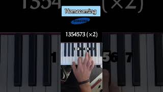 Homecoming Samsung Ring piano tutorial pianofacil Easypiano [upl. by Reisman532]