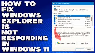 How To Fix Windows Explorer Is Not Responding in Windows 1011 Solution [upl. by Theda]