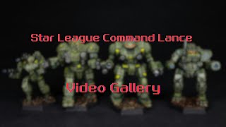 Star League Command Lance BattleTech [upl. by Analah]