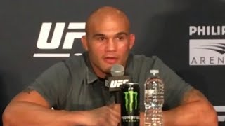 Robbie Lawler Interview After UFC 201 Loss to Tyron Woodley [upl. by Yelrahc]