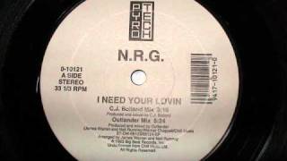 NRG NRG  I need your lovin  CJ Bolland Mix [upl. by Pheni]