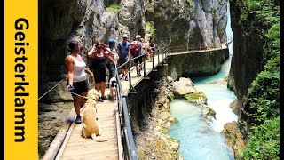 Walking Tour  Leutascher Geisterklamm [upl. by Ardnoed]