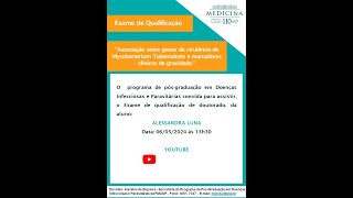 Associação entre genes de virulência Mycobacterium Tuberculosis e marcadores clínicos de gravidade [upl. by Adien]