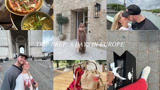 TRIP PREP 8 DAYS IN EUROPE [upl. by Solhcin245]