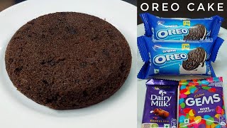 Oreo Cake in Pressure Cooker  Chocolate Oreo Cake  Christmas Special Cake Recipe [upl. by Adneral]