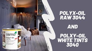 PolyxOil Raw 3044 vs Tints 3040 White – Osmo Wood Finishes [upl. by Toshiko]