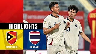 🔴 Highlights  Thái Lan vs Timor Leste  Voi Chiến Khởi Đầu Thuận Lợi [upl. by Pelagia]